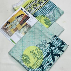 3PC Printed Lawn Unstitched Suit CL-42065 A