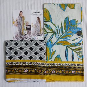 IDKV2-4 | Regalia Textiles Identic Separates – Stunning Printed Khadder Elevate your style with the IDKV2-4 Regalia Textiles Identic Separates. This sophisticated set features: Top Fabric: Premium Printed Khadder Shirt – Soft, breathable, and designed for elegance. Bottom Fabric: Matching Printed Khadder Trouser – Offers a comfortable and tailored fit. Dupatta Fabric: Graceful Printed Khadder Dupatta – Completes the look with a touch of finesse. Crafted from high-quality printed Khadder fabric, this set combines modern style with traditional charm. Ideal for various occasions, from casual outings to formal events, it offers unmatched comfort and sophistication. Perfect for those who appreciate premium quality and refined style.